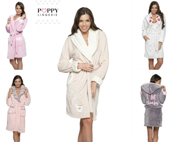 Dámske župany značky Poppy Lingerie
