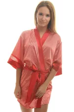 Dámske saténové kimono LILIANA - 02|Dámske saténové kimono LILIANA - 02